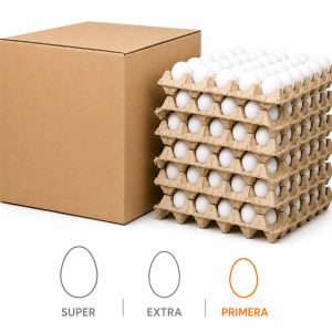Caja de Huevos Primera Blanco 180 Unidades